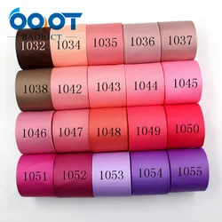 OOOT BAORJCT 181015-L38mm-5, 38 millimetri 10 metri di Colore Solido Nastri a trasferimento Termico nastro del grosgrain Stampato, FAI DA TE materiali di Abbigliamento fatti a mano