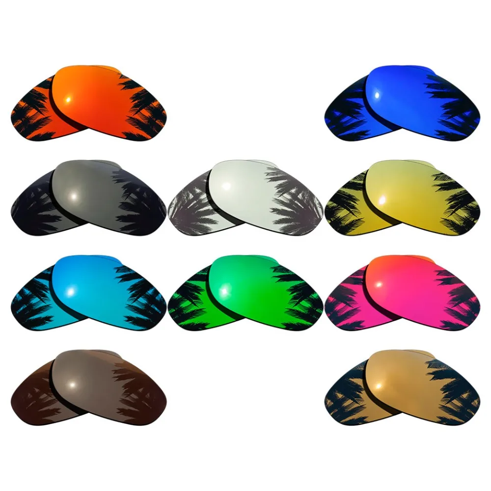 Polarized Mirrored Coating Replacement Lenses for-Oakley Monster Dog Frame Multi-Colors