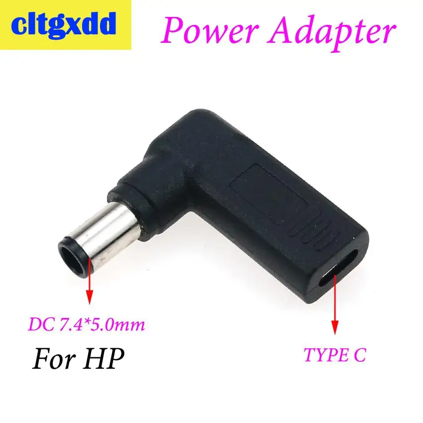 USB 3.1 유형 C 암-DC 5.5x2.5 2.1 4.5*3.0 4.* 1.7 7.4*5.0mm 남성 전원 충전 어댑터 변환기, 레노버 HP 델 노트북 용