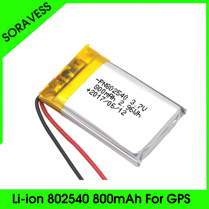 Soravess 3.7V Li Po…