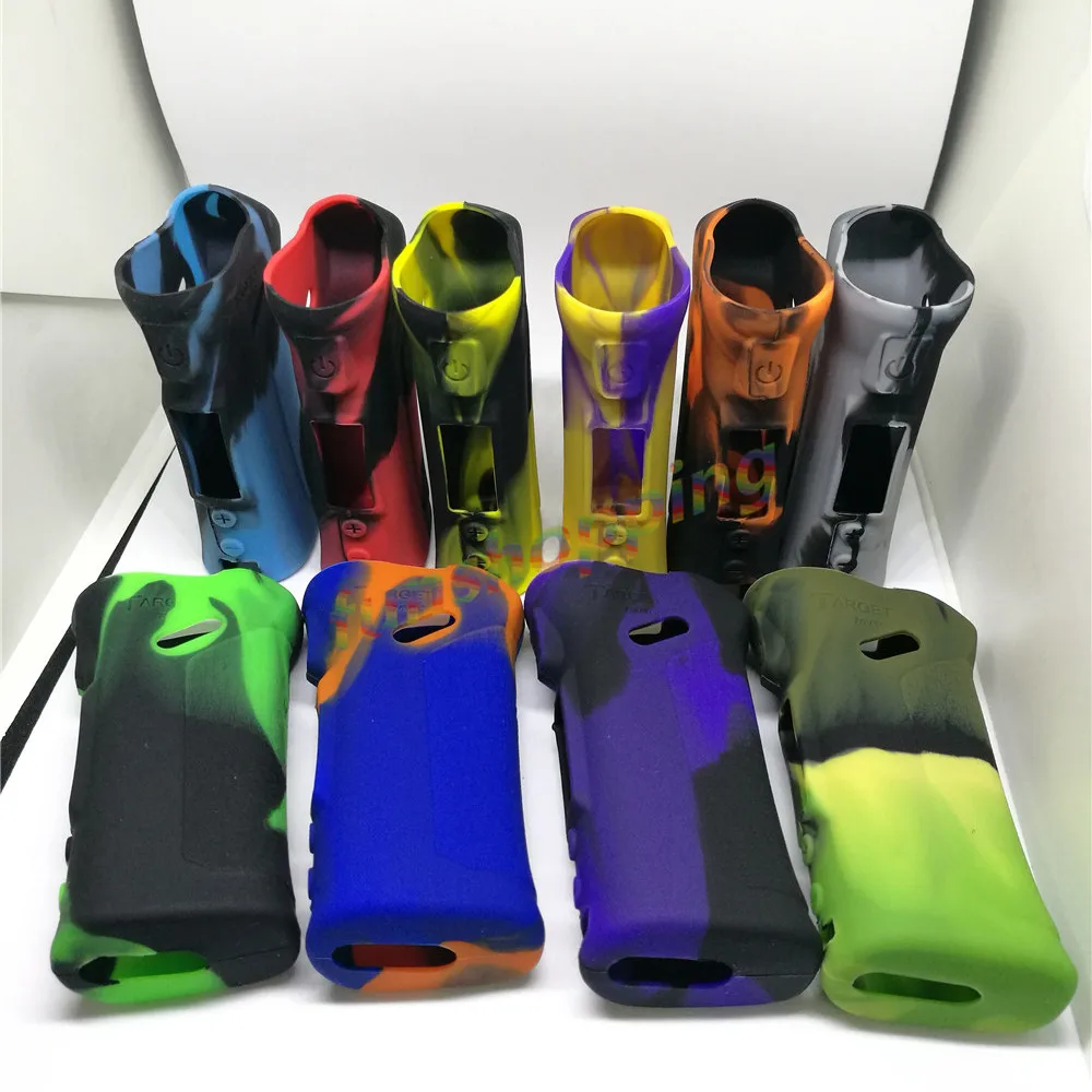 Colore di alta qualità casuale per Target 75 W TC Box Mod custodia in silicone/manica/pelle/copertura/adesivo per Vaporesso Target 75 W Box Mod