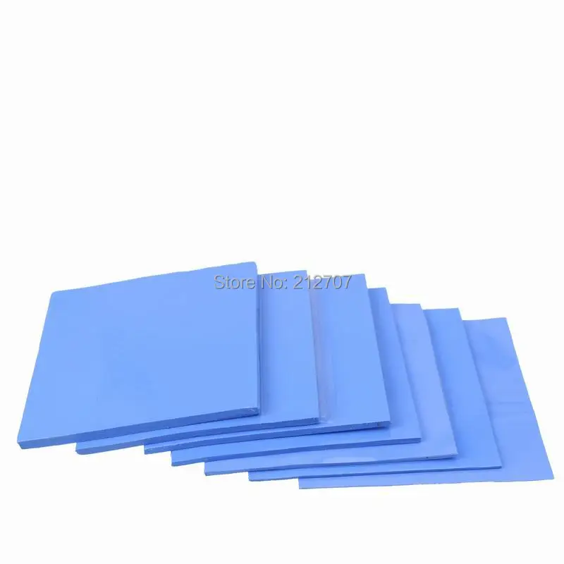 20pcs 100x100x1.5mm Blue Conduction Heatsink Thermal Compounds Thermal Pads Pad