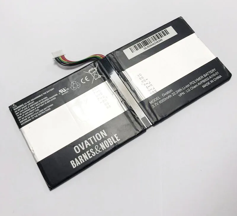 GeLar 3.7V 6000mah battery for BARNES & NOBLE BNTV600 Nook HD+ Plus HD+9 Ovation AVPB00 AVPB002-A110-01 GB-S02-308594-0100