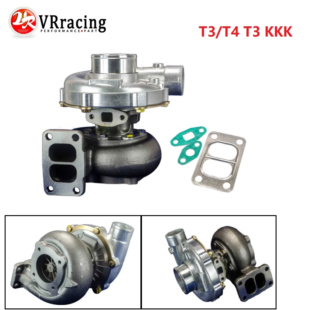 VR - UNIVERSAL TURBO T3/T4 T3 KKK TURBOCHARGER 4 BOLT COMPRESSOR .50A/R  350HP+ VR-TURBO38