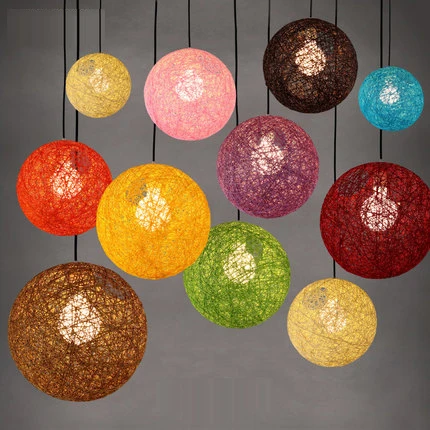 

Colorful Ball LED String Fairy Lights Pendant Light For Christmas Xmas Wedding decoration Party bar aisle lamps