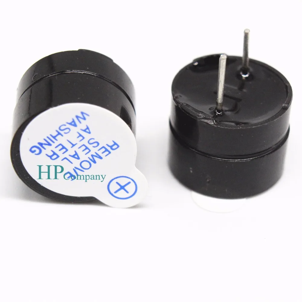 10PCS Active buzzer split 12095 DC SOT Plastic Sealing tube 5V long sound 12*9.5mm foot Distance 7.6mm