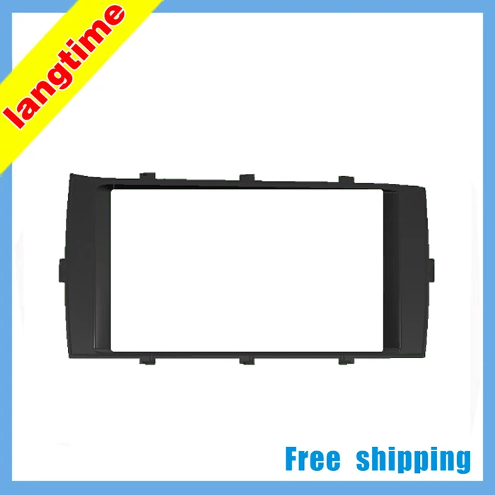 

Free shipping--Car refitting DVD frame,audio panel,Dash Kit,Fascia for Toyota Aqua, 2DIN