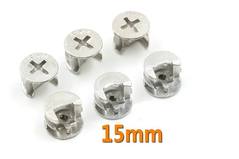 10pcs Three In One Screw, Furniture Connector, Clothes Cabinet, Desk, Link, Fixer, Eccentric Wheel Nut Connection.