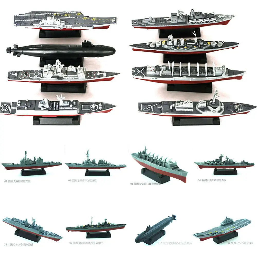 4D Assembly Ship Model Liaoning Battleship Modern Class Battleship Carrier Assembly Model Military Warship Model Toy