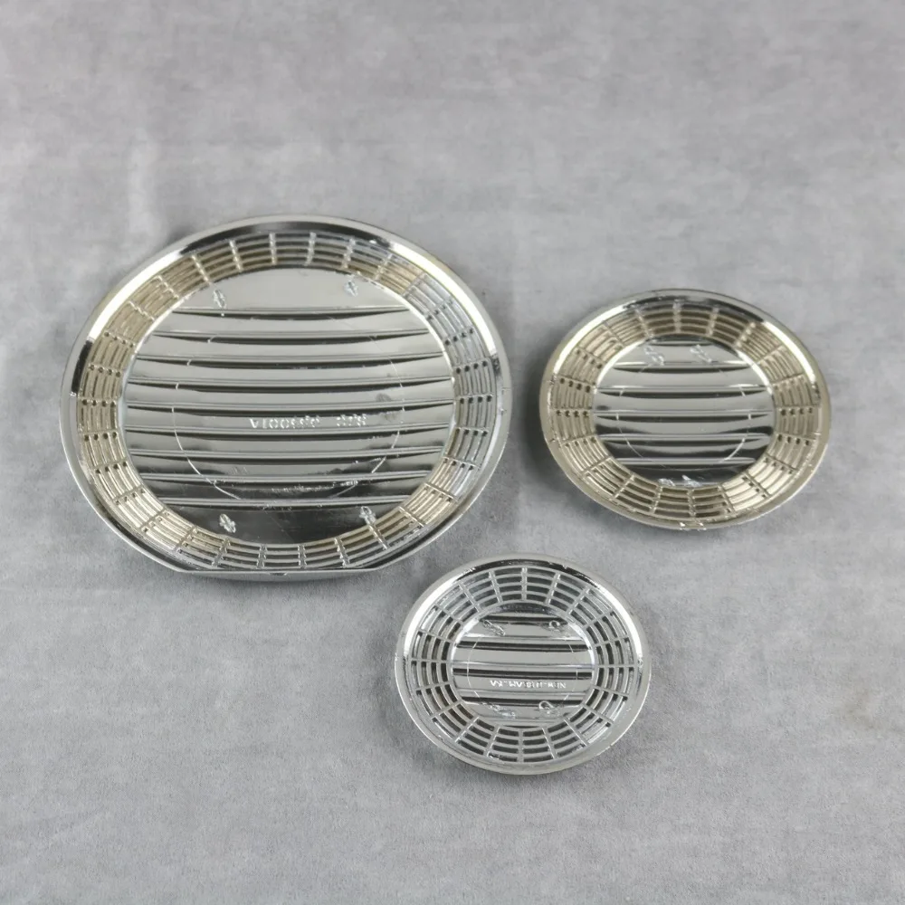 Motorcycle Engine Cover Case Tank Side Cover Insert Set For HONDA VTX1300 VTX1800 2002 03 04 05 06 07 2008 ABS Plastic Chrome