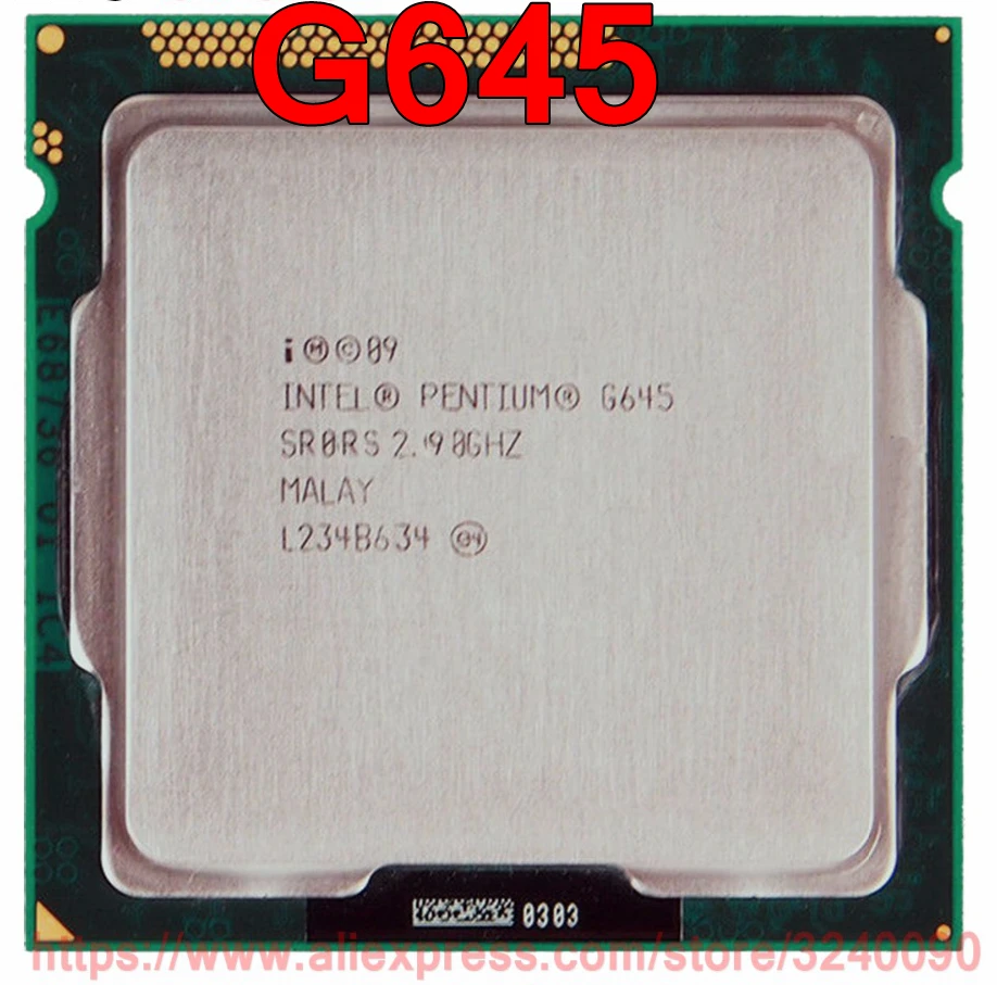 

Оригинальный процессор Intel Pentium G645, 2,90 ГГц, 3 Мб, двухъядерный, разъем 1155, бесплатная доставка, быстрая доставка