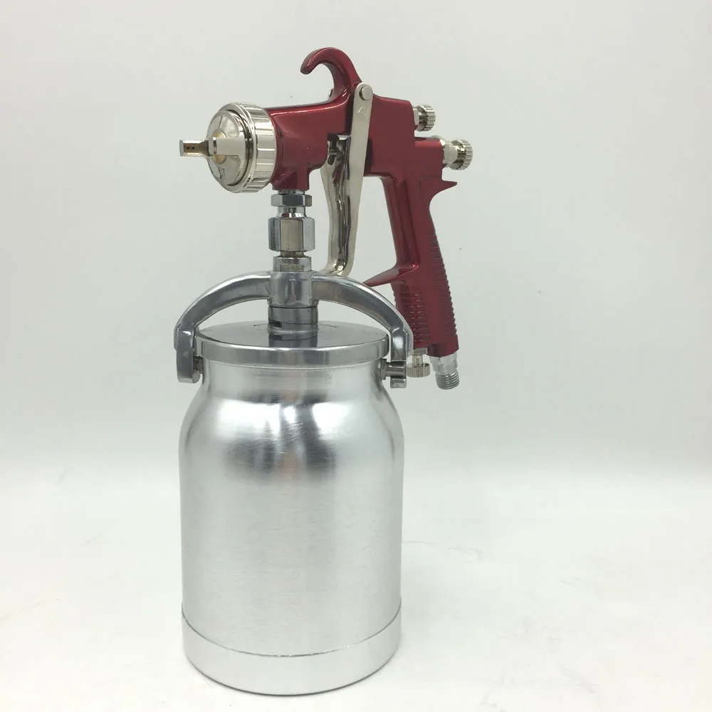 

SAT1179 Painting Spray Gun Nozzle 1.7mm Suction Feed Paint Air Sprayer 1L Pot Handheld Pneumatic Pressure Vacuum Spray Tool