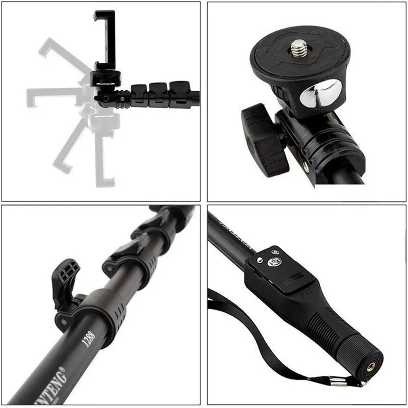Tripod 4 In 1 Yunteng 1288 Bluetooth Extendable Selfie Stick