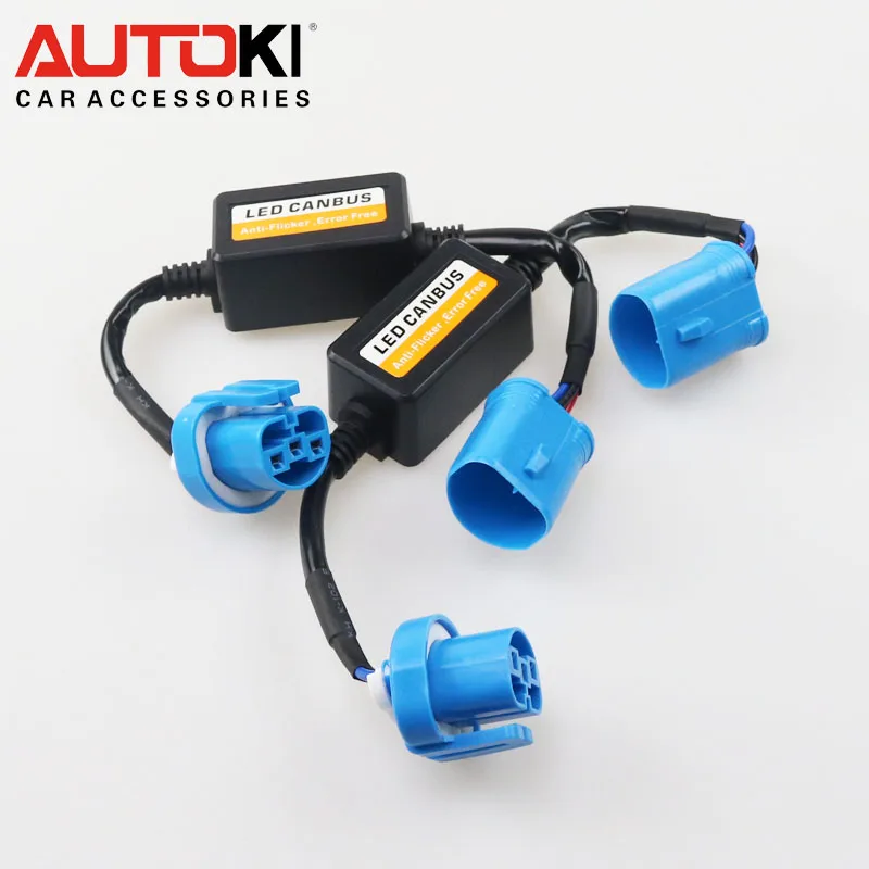 Free Shipping 2pcs 9004/9007 Hi/Low Beam LED car Warning Canceller Capacitor Error Free Load Resistor LED canbus Decoder