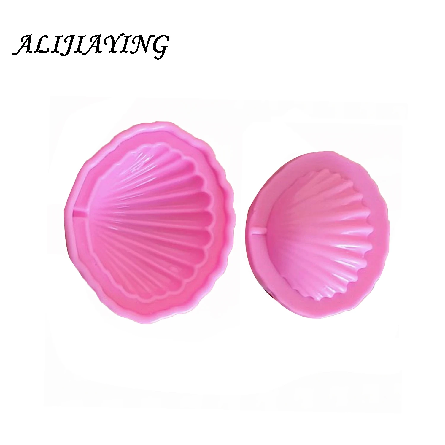 2Pcs/set Marine Series Conch Shells Shellfish Silicone Molds Marine Felly Cake Baking Mold Fondant chocolate mould D1168
