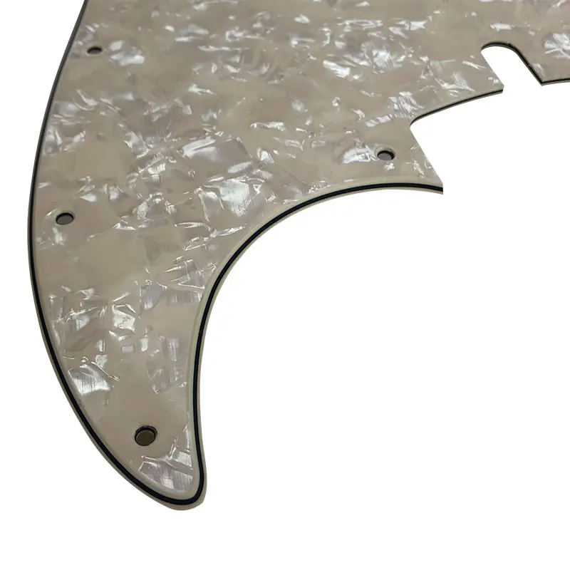 Pleroo personalizado qualidade pickguard-para nós 11 buracos atelier z dal 5 cordas guitarra baixo jazz pickguard placa de risco