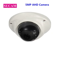 AHD Camera 5MP 1080P Mini Dome CCTV Camera 1.7mm Lens 180 Degree IR Night Vision BNC Indoor IR CUT Security Protection
