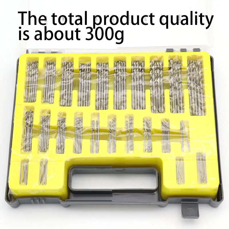 Juego de microbrocas helicoidales HSS, 150mm-0,4mm, Mini taladro eléctrico de precisión pequeño, broca PCB, fabricante de agujeros para Metal y madera, 3,2 Uds.