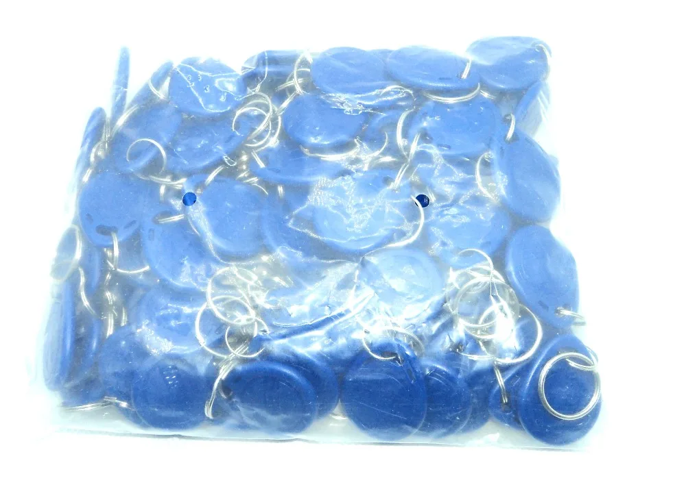 50pacs 125KHz  RFID Keyfobs Keychain Key Token TAG  For door access control