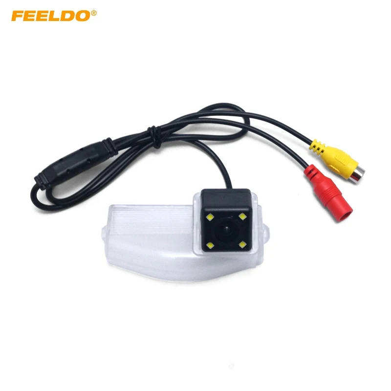 

FEELDO 1PC For Mazda 2 Mazda 3 Special Reverse Rear View Car Camera with LED Light #FD-1262