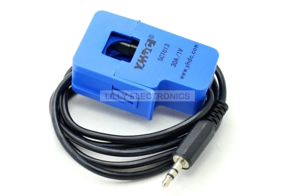 Non Invasif Arus AC Sensor SCT-013-030 0-30A Split Core Current Transformer