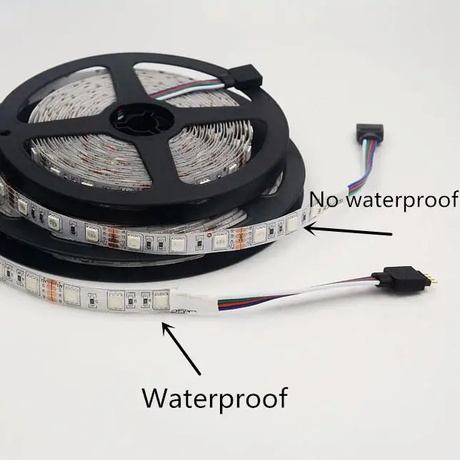 

5 м/rool Светодиодная лента 5050 IP65 водонепроницаемая 60 Светодиодный одов/м 12 В постоянного тока гибкая светодиодная лента RGB теплая холодная белая светодиодная лента светодиодные ленты