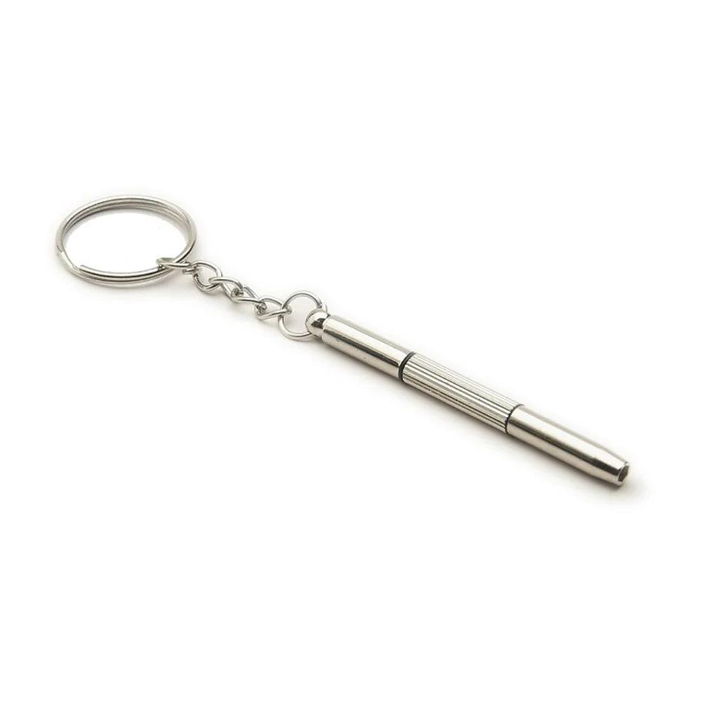 3 In 1 Eyeglass Screwdrivers Repair Kit With Keychain Watch Repair Glasses Screwdriver Recision Screw Driver Tools Accessories