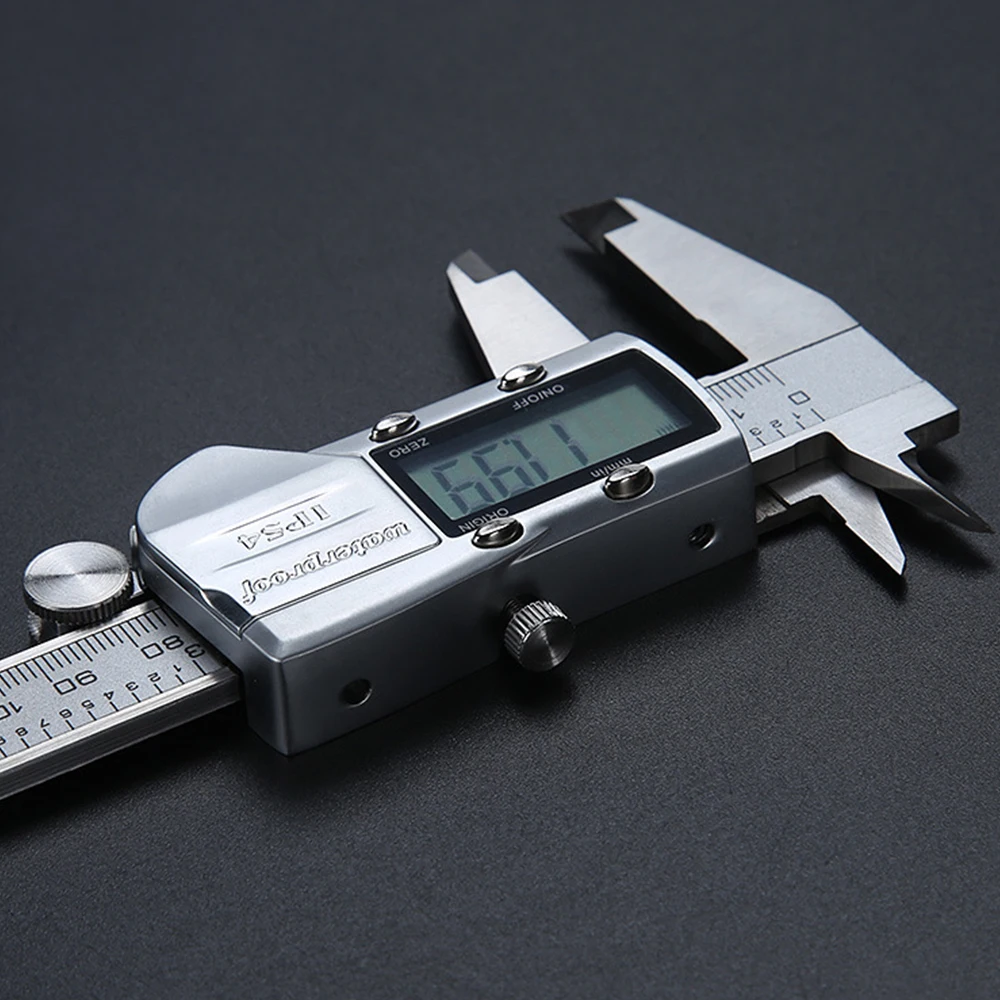 IP54 Water Proof 0-150/200/300mm ABS Origin Digital Caliper Electronic Vernier Caliper Micrometer Digitaler Messschieber