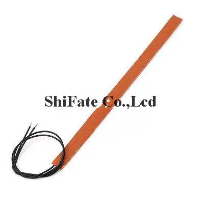 5V 10W Flexible Adhesive Silicone Rubber Heater Heating Strip 10mm x 180mm