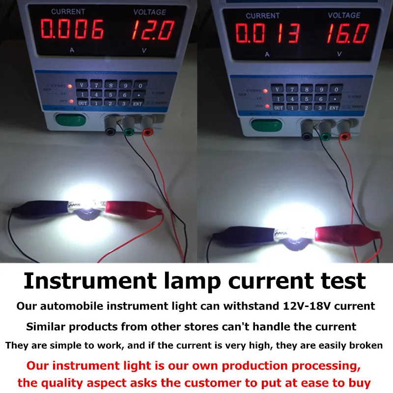 10 pz T3 T4.2 T4.7 LED COB 1SMD 12 v Cruscotto Avvolgimento Lampadine Indicatore di Avvertimento Luce Interior White Light rosso Blu Verde