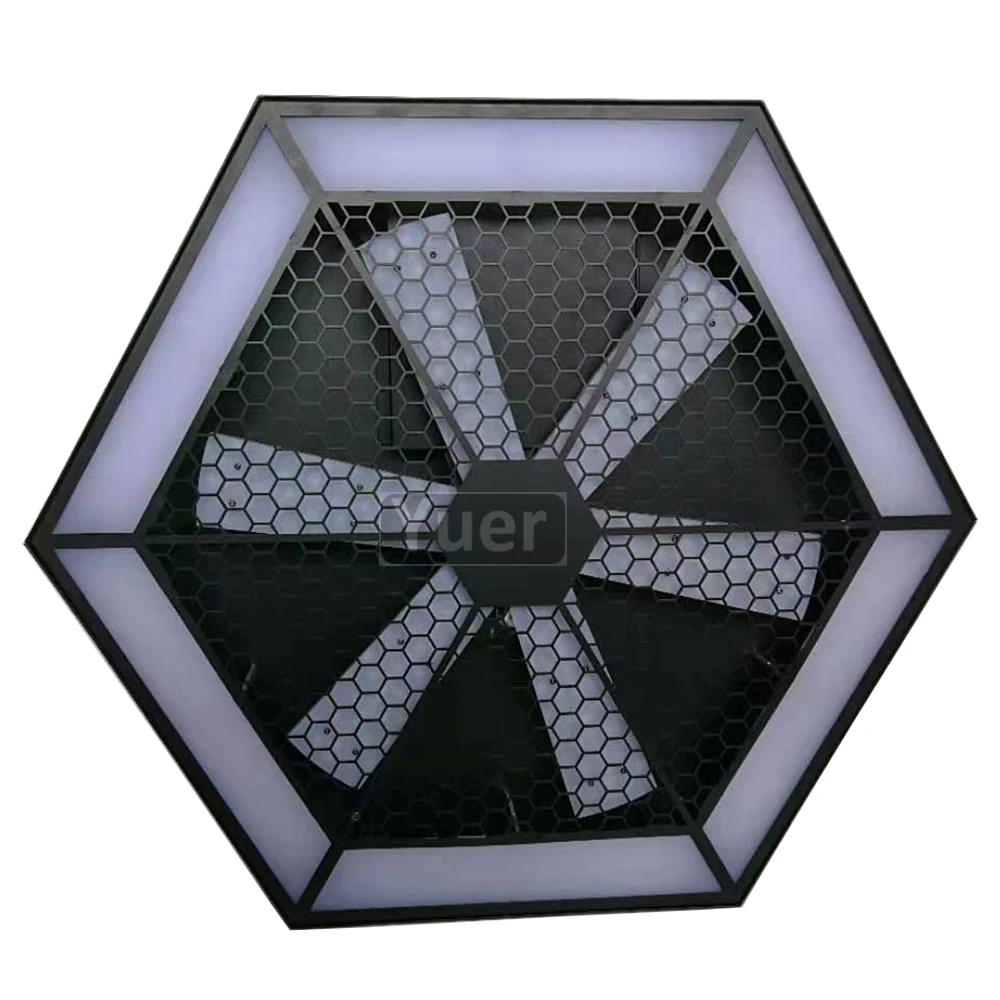 2Pcs/Lot Modern Decorate Lamp 200W LED Fan Effect Lights LED Hanging Wall Lamp Bar KTV DJ Disco Micro Rotating Stage Lighting