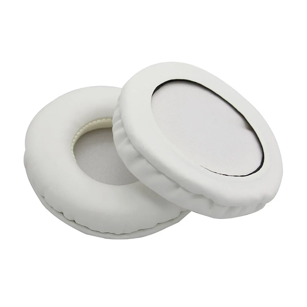 XRHYY 80MM White Replacement Ear Pad Cushion Earpads For Audio Technica ATH-WS99 WS70 WS77 Sony MDR-V55 V500