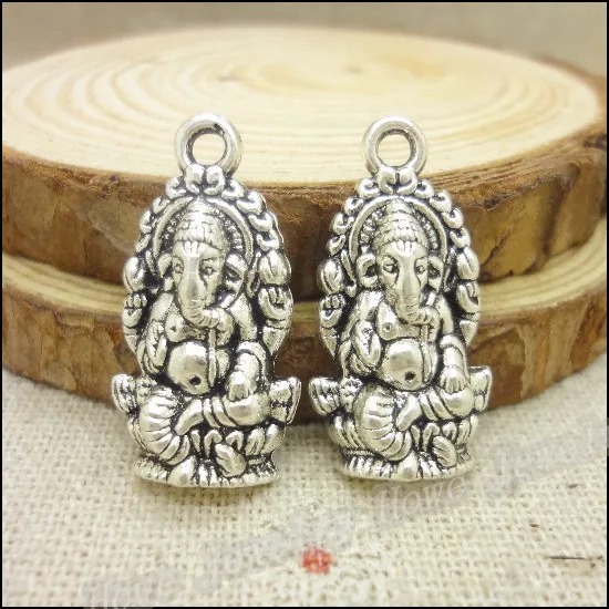 

60 pcs Charms Buddhism Pendant Tibetan silver Zinc Alloy Fit Bracelet Necklace DIY Metal Jewelry Findings