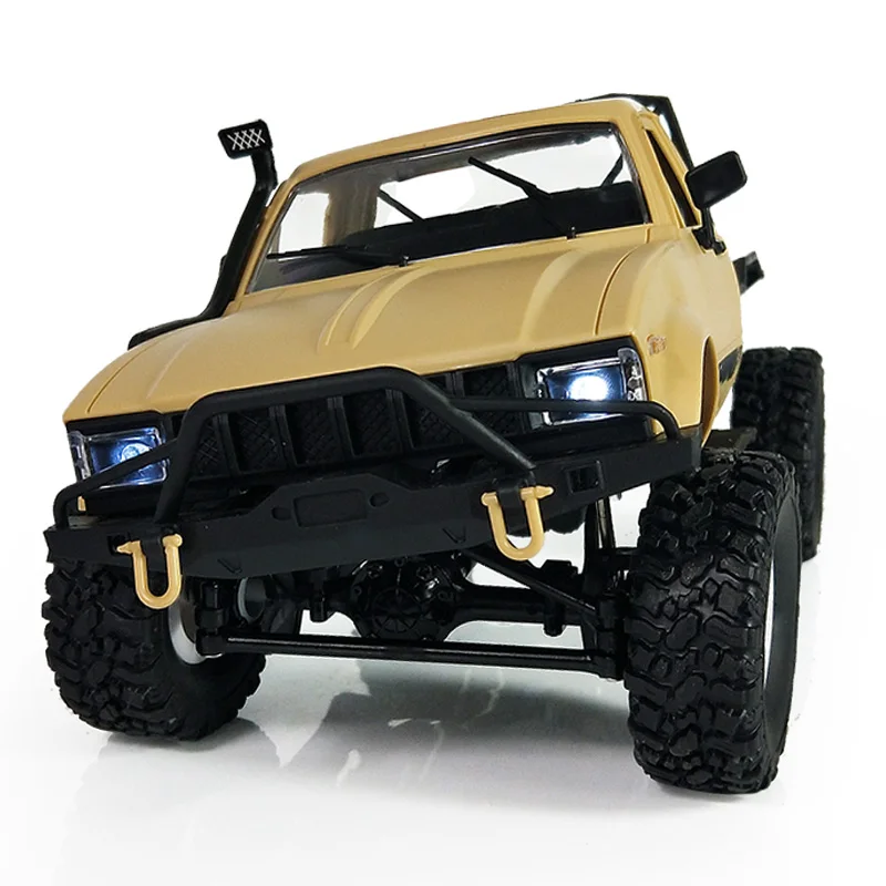 WPL C14 RC Truck 1/16 RC Car 2.4G 4WD Off Road RC Military Car Rock Crawler Truck With Front LED RTR Toys