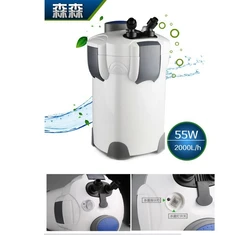 sunsun HW-304B hw 304B canister external filter, 2000L/H, 9w UV inside, for marine reef coral aquarium tank, easy clean