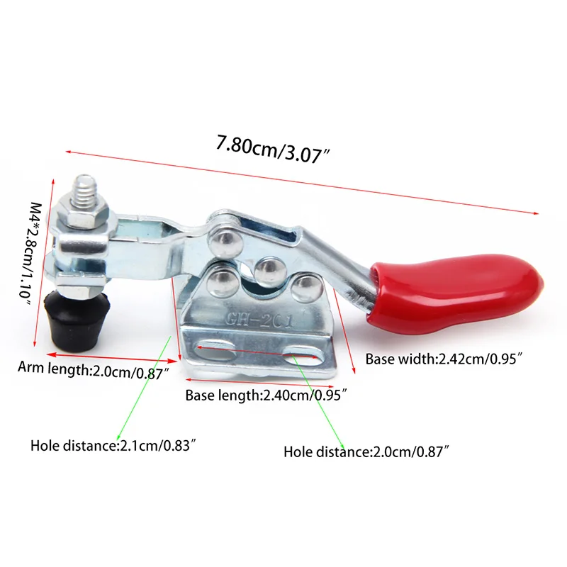 1 Stück Metall Horizontal Schnellspanner Handwerkzeug-schnellspannzylinder Zur Befestigung Werkstück