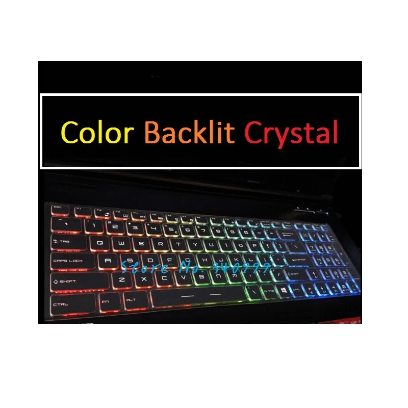 NEW For MSI GE62VR 6RF keyboard US Color Backlit Crystal