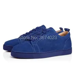 Qianruiti Fashion Men Suede Leather Sneakers Lace up Breathable Casual Shoes Rubber Sole Flats Shoes Men