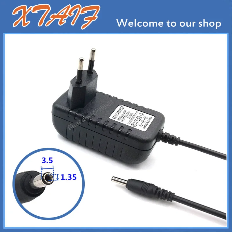 1Pcs NEW DC 6V 1A &1000mA AC 100-240V Converter Adapter Power Supply EU Plug DC 3.5*1.35mm+ Free shipping