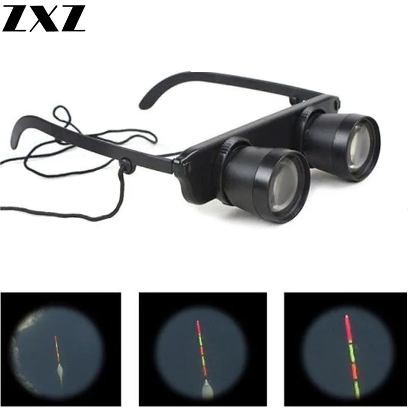 Sport Clip on Glasses Telescope Folding Fishing Sunglasses Telescope Sun Glass Outdoor Magnifier Fishing Optics Binoculars Men