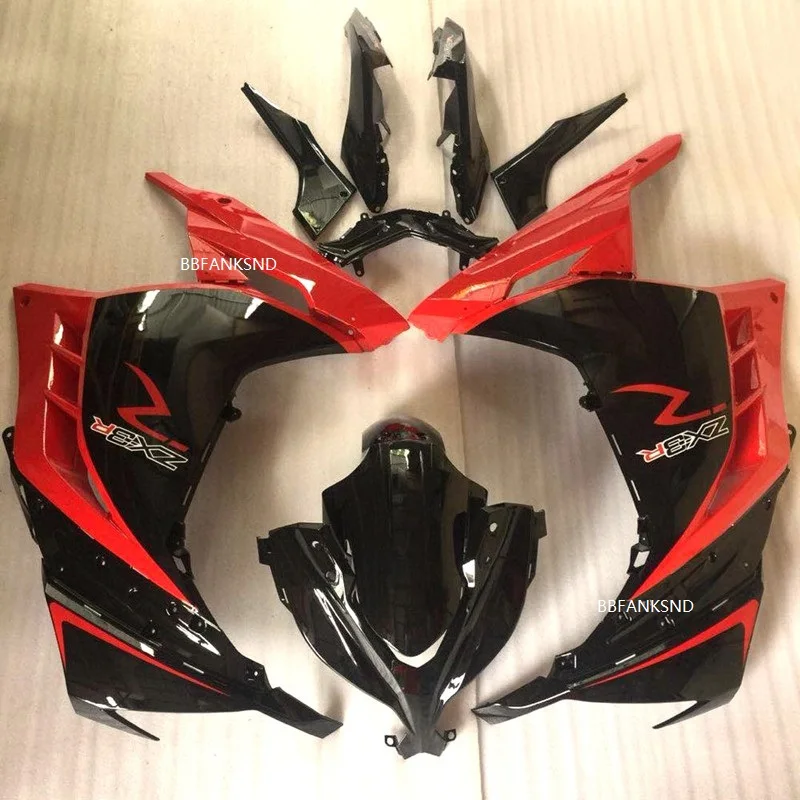 

Red black Bodywork Fairing Kit For Kawasaki NInja 300R EX300 R 2015 2014 2013 ZX300R 13 - 15 Moto Fairings Injection Mold