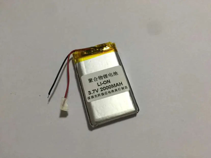 New full capacity 3.7V polymer lithium battery 803460 2000MAH GPS walkie talkie / equipment / Mini