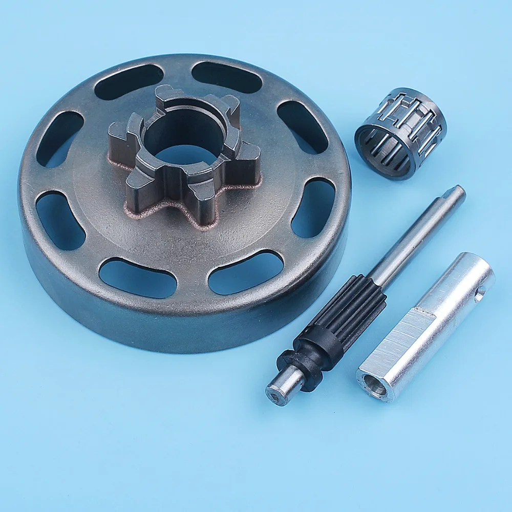 Imagem -03 - Chainsaw Oil Pump Piston Assy para Husqvarna 6t Clutch Drum Sprocket Substituição de Jardim Ferramentas de Jardim 135 140 135e 140e