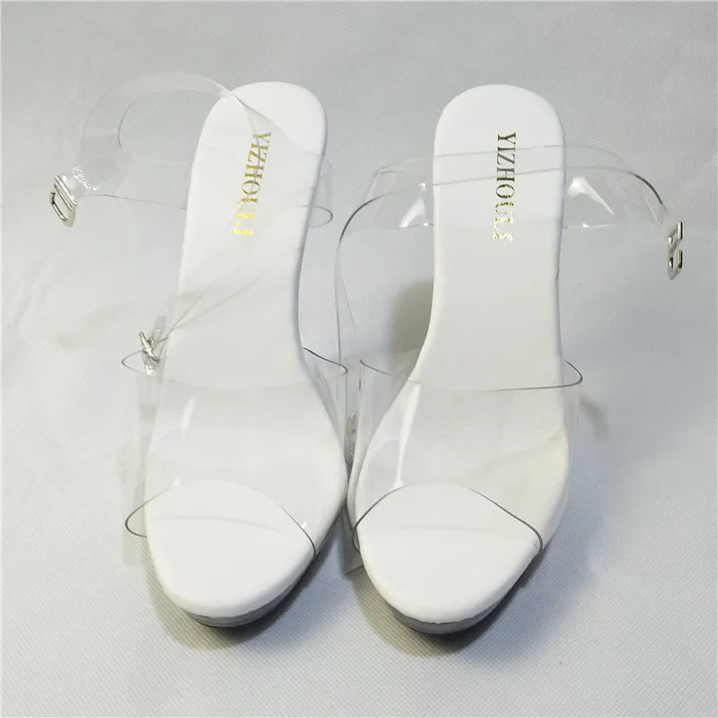 13cm high-heeled shoes lady platform crystal sandals low price dance shoes 5 inch high heels sexy stripper shoes