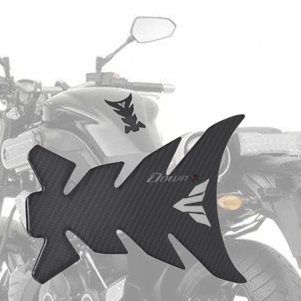 New motorcycle 3D carbon fiber tank fish bone decoration stickers Fit For For YAMAHA TDM900 TDM850 MT01 MT10 R6 R1