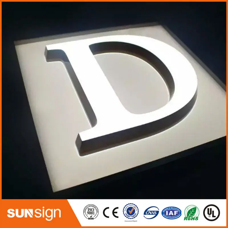 Iklan Outdoor LED illuminated sign huruf