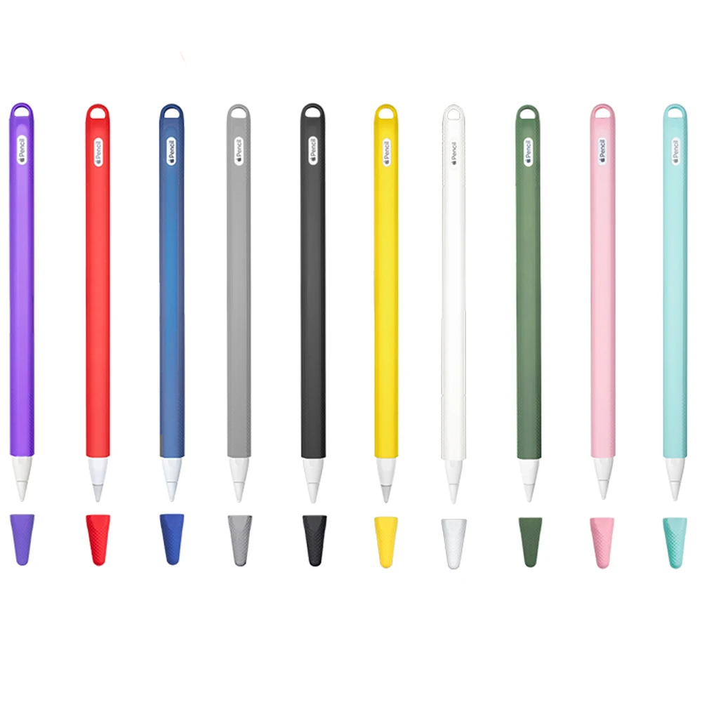 For Apple Pencil 2 Case For iPad Pro 2018 Pencil Case Tablet Touch Stylus Pen Protective Cap Tip Cover Pouch Soft Silicon