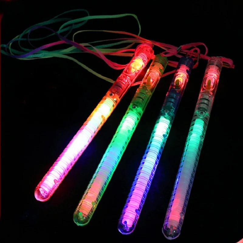 

New Colorful Flashing Wand LED Glow Light Up Stick Patrol Blinking Concert Party Favors Christmas Supply Free Shipping