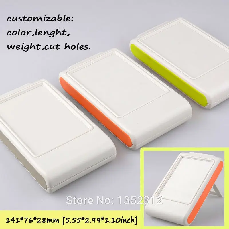 

10 pcs/lot plastic Control Box handheld plastic enclosure abs plastic box for electronic project junction box ip55 141*76*28mm