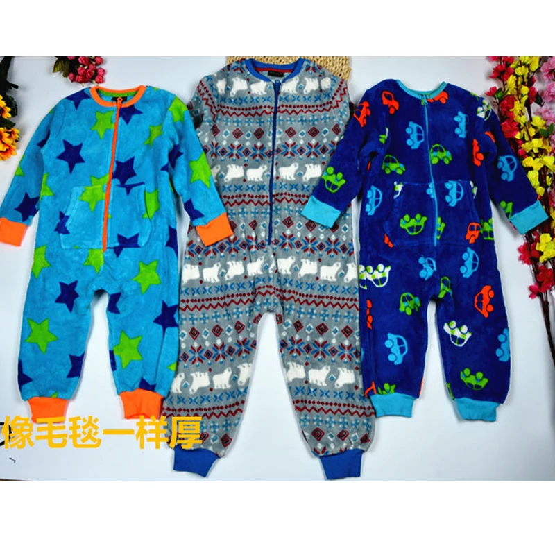 

Baby onesies 100% cotton autumn and winter children's color cotton thick warm romper newborn clothes